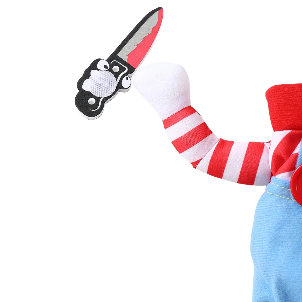 Chucky-Inspired Dog Costume