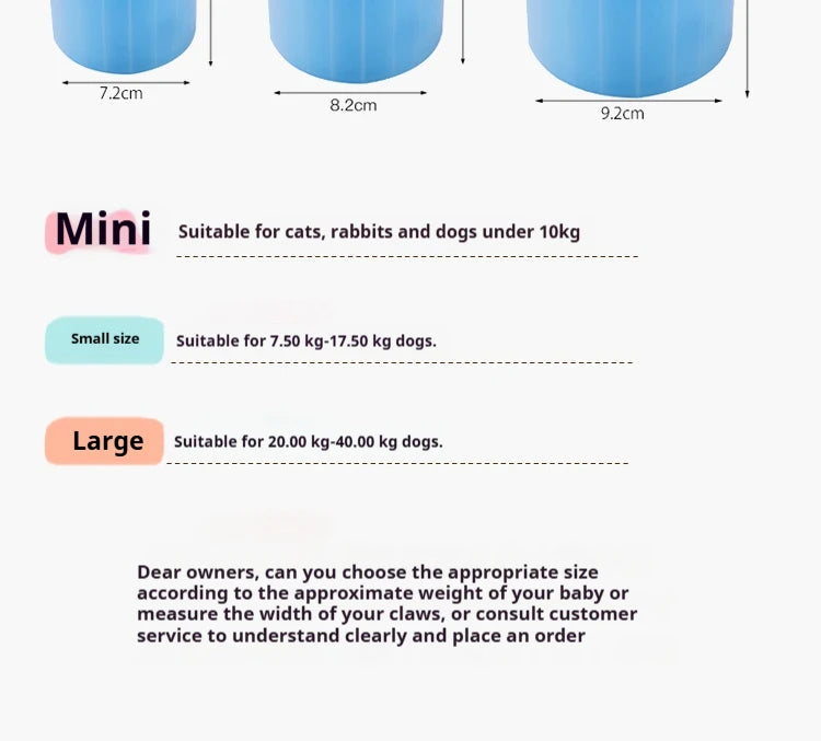Silicone Paw Cleaning Cup
