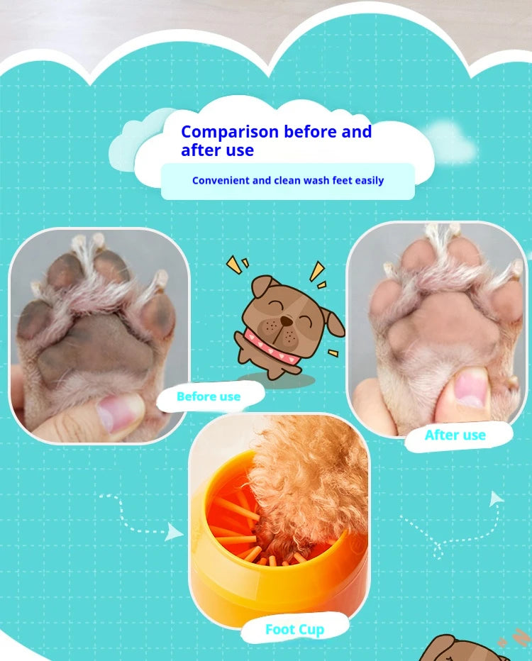 Silicone Paw Cleaning Cup