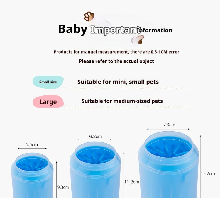 Silicone Paw Cleaning Cup