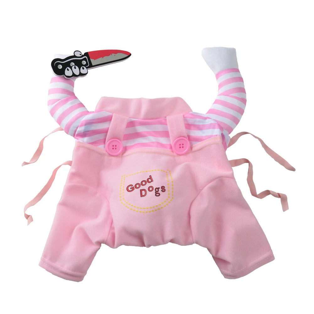 Chucky-Inspired Dog Costume