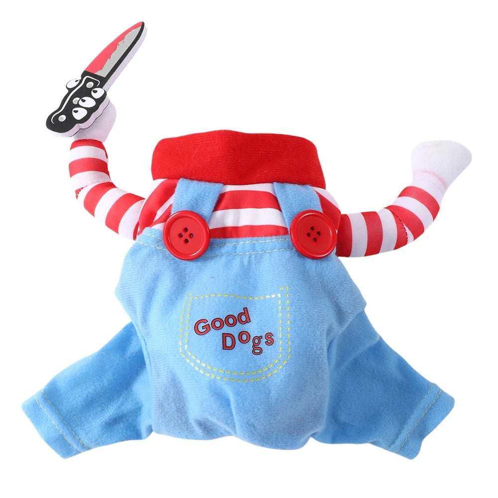 Chucky-Inspired Dog Costume